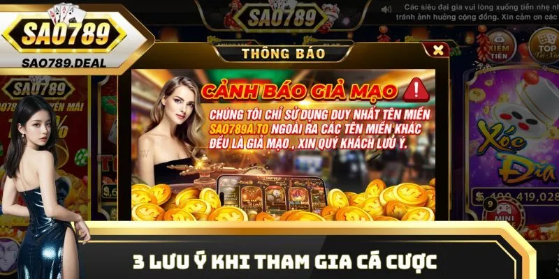 3 lưu ý khi tham gia trên nền tảng cá cược